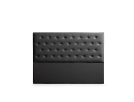 Cabeceira MOONIA Estofada Ferrara Pele Sintética 145 X 120 X 8 cm