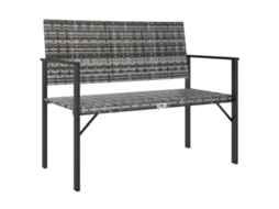 Garden Bench, Garden Benches Vidaxl Cinzeto Rattan / Vime (n/a)