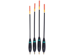 Indicador de Bite com Flutuador de Madeira Balsa 4pcs