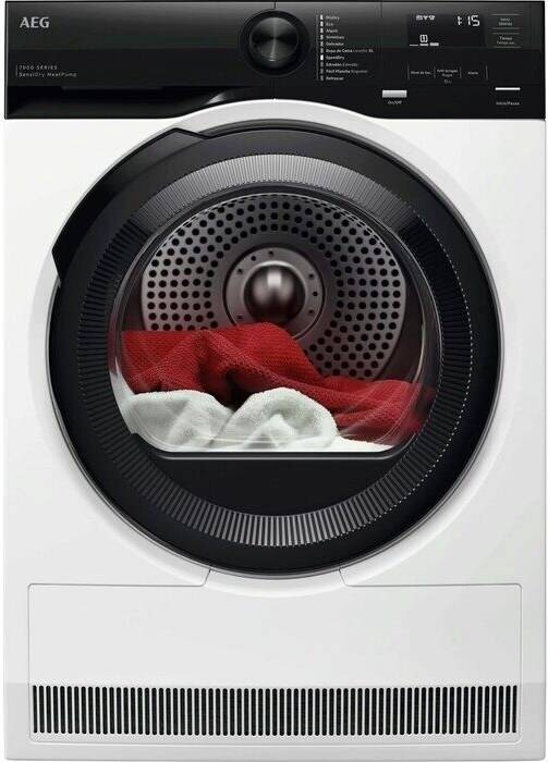 Máquina de Secar Roupa Bomba de calor AEG TE7G9GBPKR (9 kg - Bomba de Calor - Branco)