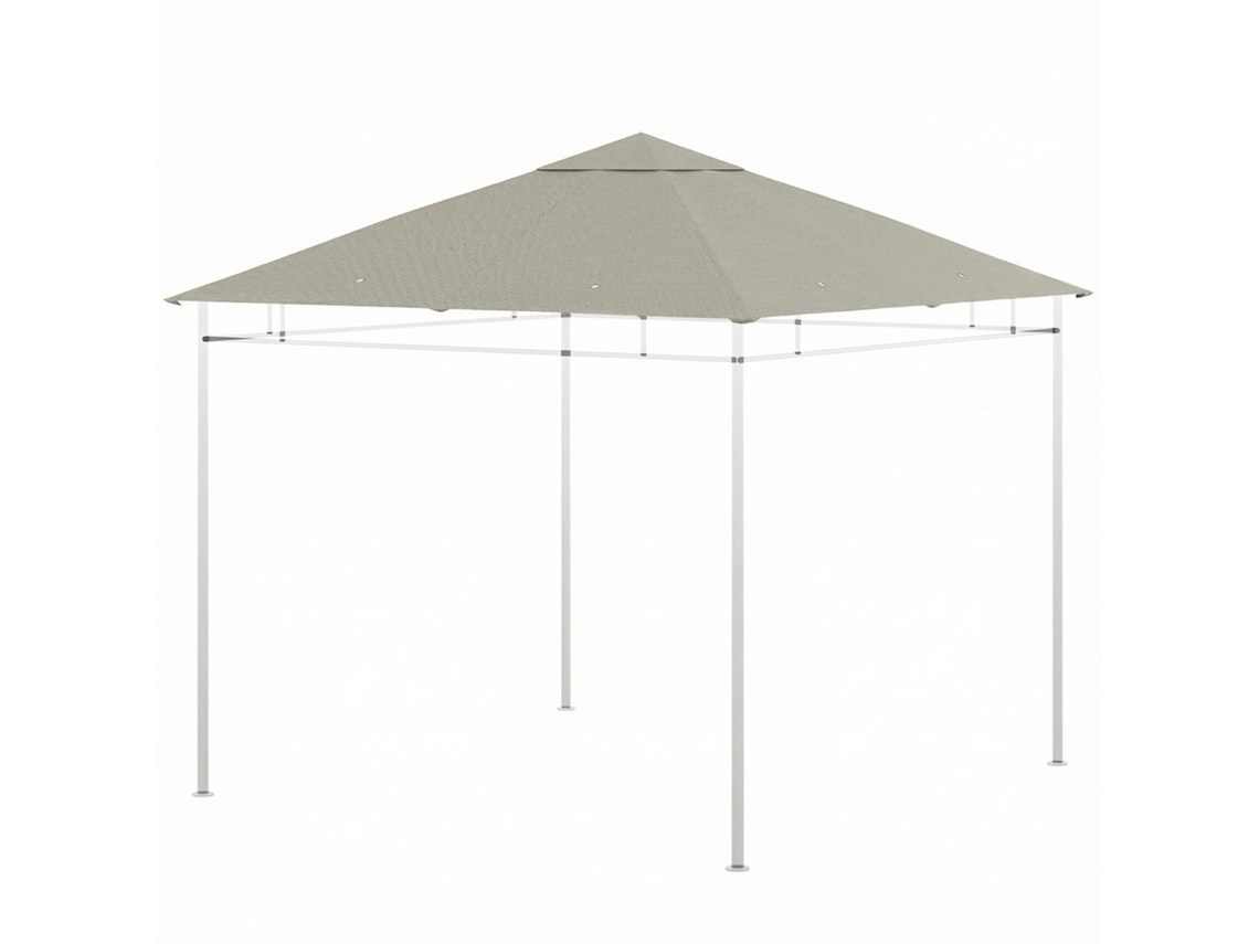 Cobertura para Gazebo MDUG 3x4m Cinza Claro