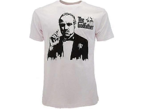 T-shirt De Mulher Zmdecqnb Padrino Blanca Logotipo Algodão Branco (l)