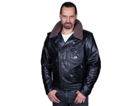 Casaco de Mota para Homem HELSTONS (M - Preto)