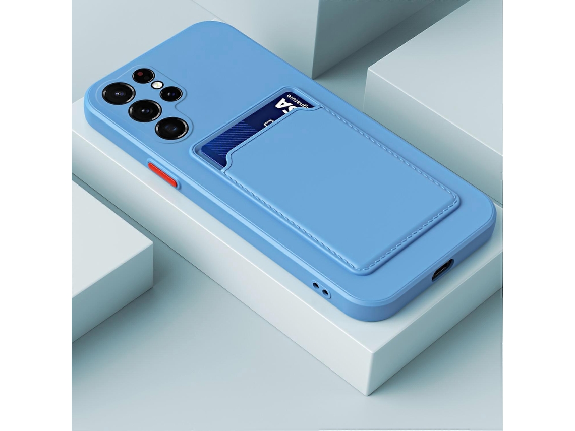 Capa Para Samsung Galaxy S23 Ultra 5g Em Tpu Com Toque Aveludado E Botões Em Cores Contrastantes.