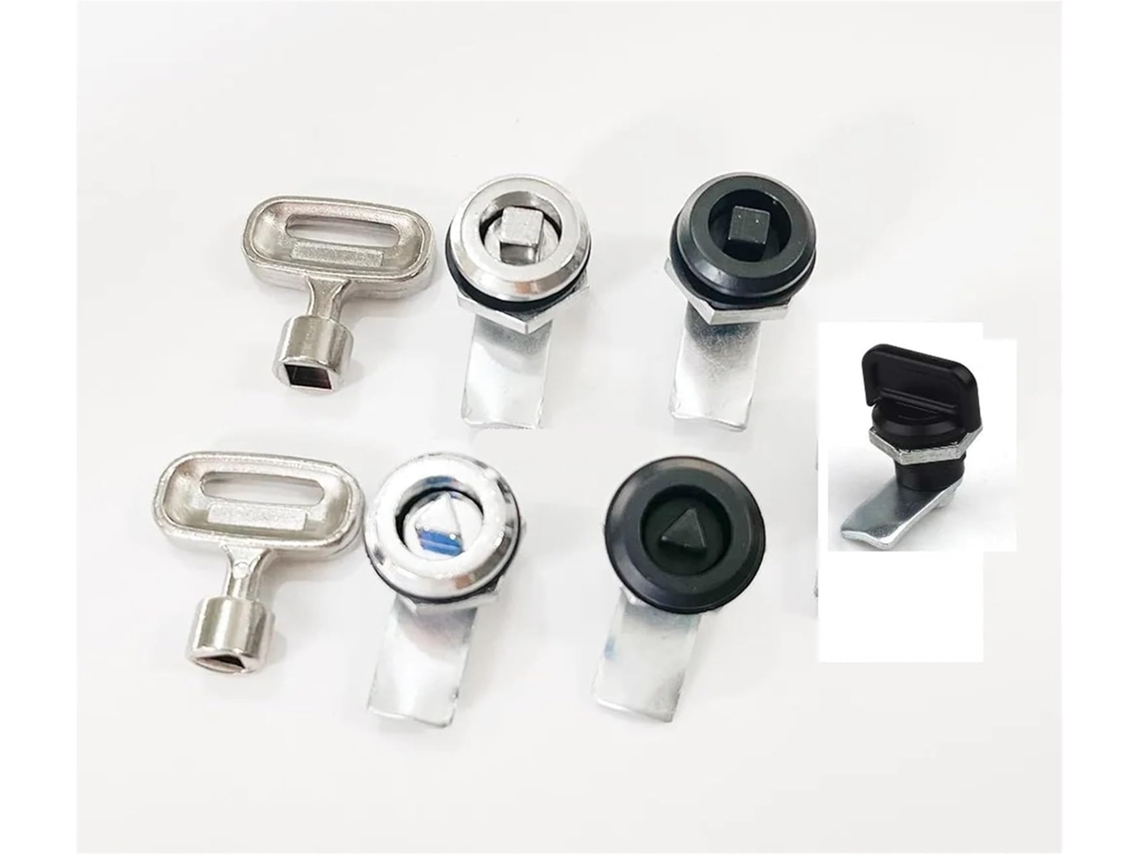 Mini Fechadura De Came Quadrada Com Puxador Triangular Pequeno Para Equipamentos Elétricos, Porta De Distribuição