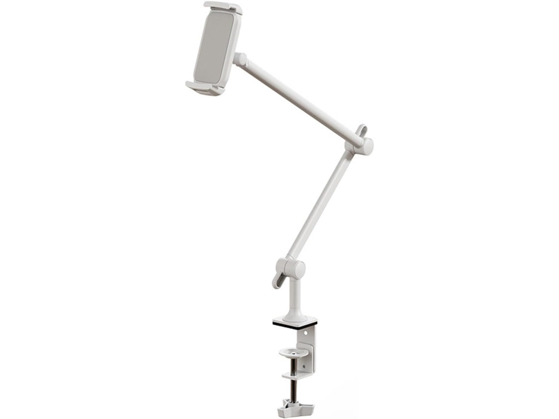 Suporte Giratório para Tablet com Altura Ajustável, Compatível com Dispositivos de Mesa de 4,7 a 12,9 Polegadas, com Base de Metal. SFUSHOS