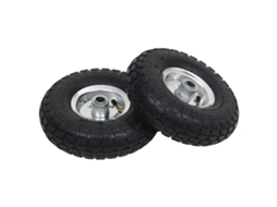 Vidaxl Rodas P/ Carrinho De Carga Manual 2 Pcs Borracha 4.10/3.50-4