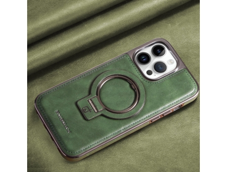 Suporte Casa Magsafe Inch Para Iphone 13 Pro Rmbmax Pele Sintética Verde