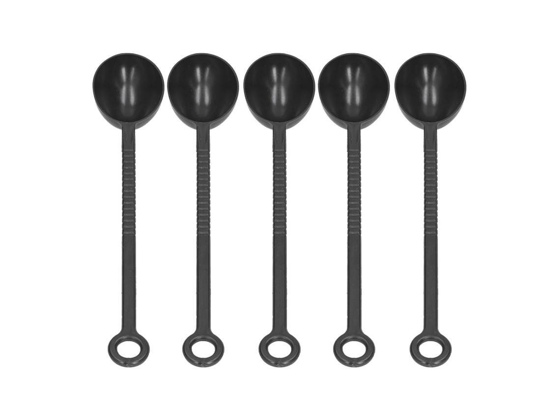 Colheres Medidoras De Café Laxiscreed, 10g Cada, 5 Unidades Em Material Pp De Alta Qualidade Alimentar