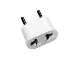 Adaptador De Viagem /carregador De Tomada Ca Dos Eua Para A Ue(europa)