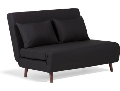 Sofá-Cama  Elen (Preto - Poliéster - 81 x 121,5 x 88 cm)