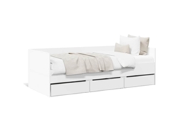 Daybed, Daybeds Vidaxl Branco Madeira Processada (75 X 190 Cm)
