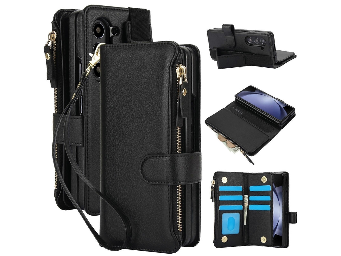 Capa Couro Alça Para Samsung Galaxy Z Fold7, Elysve