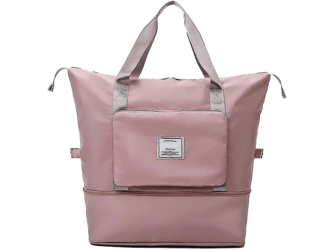 Mala De Viagem Dobrável, Portátil, De Grande Capacidade, Em Tecido Oxford Impermeável, Leve, Ideal Para Compras, Academia E Esportes (roxo Escuro).