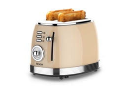 Torradeira Retro SOGO Tos-Ss-5470 Pan Molde 2 Ran 850W Bege
