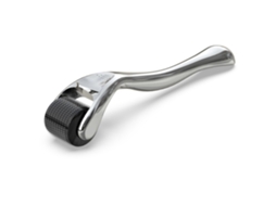 Derma Roller com 540 agulhas de 0,5 mm, capa metálica, para tratamentos de pele, estimula o colágeno e melhora a textura. YANYXR