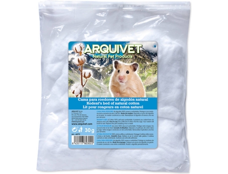 Ninho para Roedores  (Branco - Algodão)