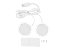 Spot Led de Duas Cabeças Ultra Fino 5v Usb para Exibição de Modelos e Bijuterias