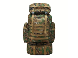 Mochila De Caminhada Dobrável Em Poliéster Com Fechamento Por Cordão, Verde (não Inclusa).