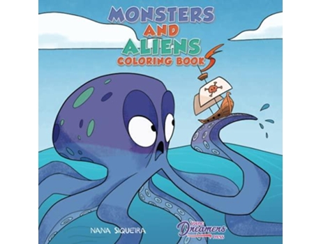Livro Monsters And Aliens Coloring Book De Young Dreamers Press (inglês)