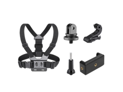 2026 arnés para Câmara de Peito, Correia e Suporte para Câmara e Smartphone, Conjunto para Câmaras Desportivas