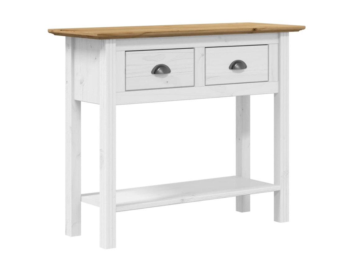 Console Table, Console Tables Vidaxl Marrom Madeira De Pinho (n/a)