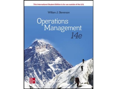 Livro Operations Management de ISE Textbook Only 14Th Edition (Inglês)