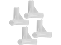 Pretyzoom Suporte Triangular Reforçado, 4 Peças, Conector Espessado Para Hastes De Mosquiteiro E Tenda, Diâmetro Interno