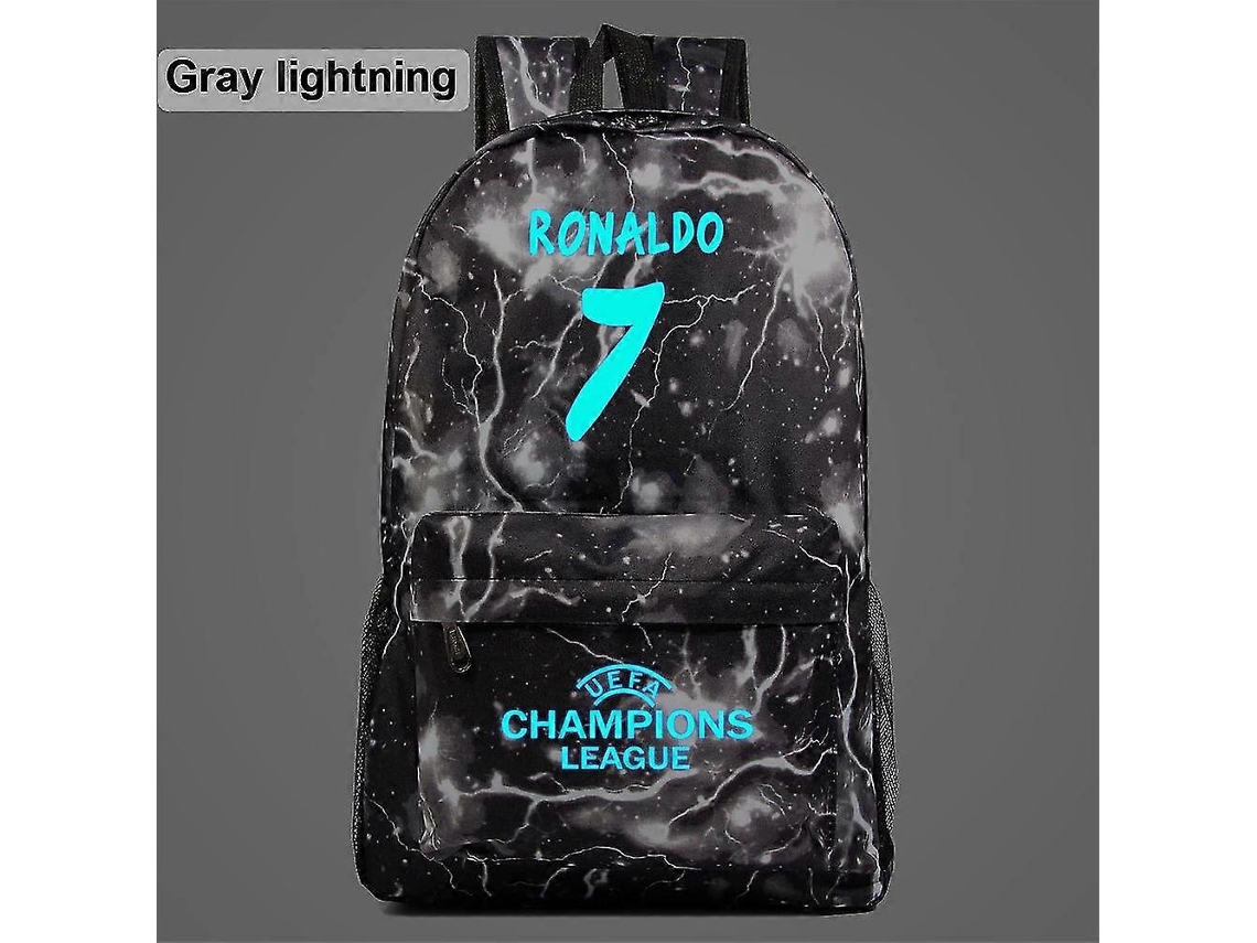 Mochila Escolar, Led Luminoso, Azul, Aulas