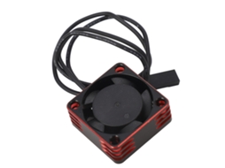Ventoinha de Resfriamento Alumínio 25x25mm para Carro Rc Vermelha