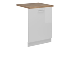 Painel De Máquina De Lavar Louça R Line, 60cm, Pt Carvalho, Branco Alta Brilho, Branco, Vicco
