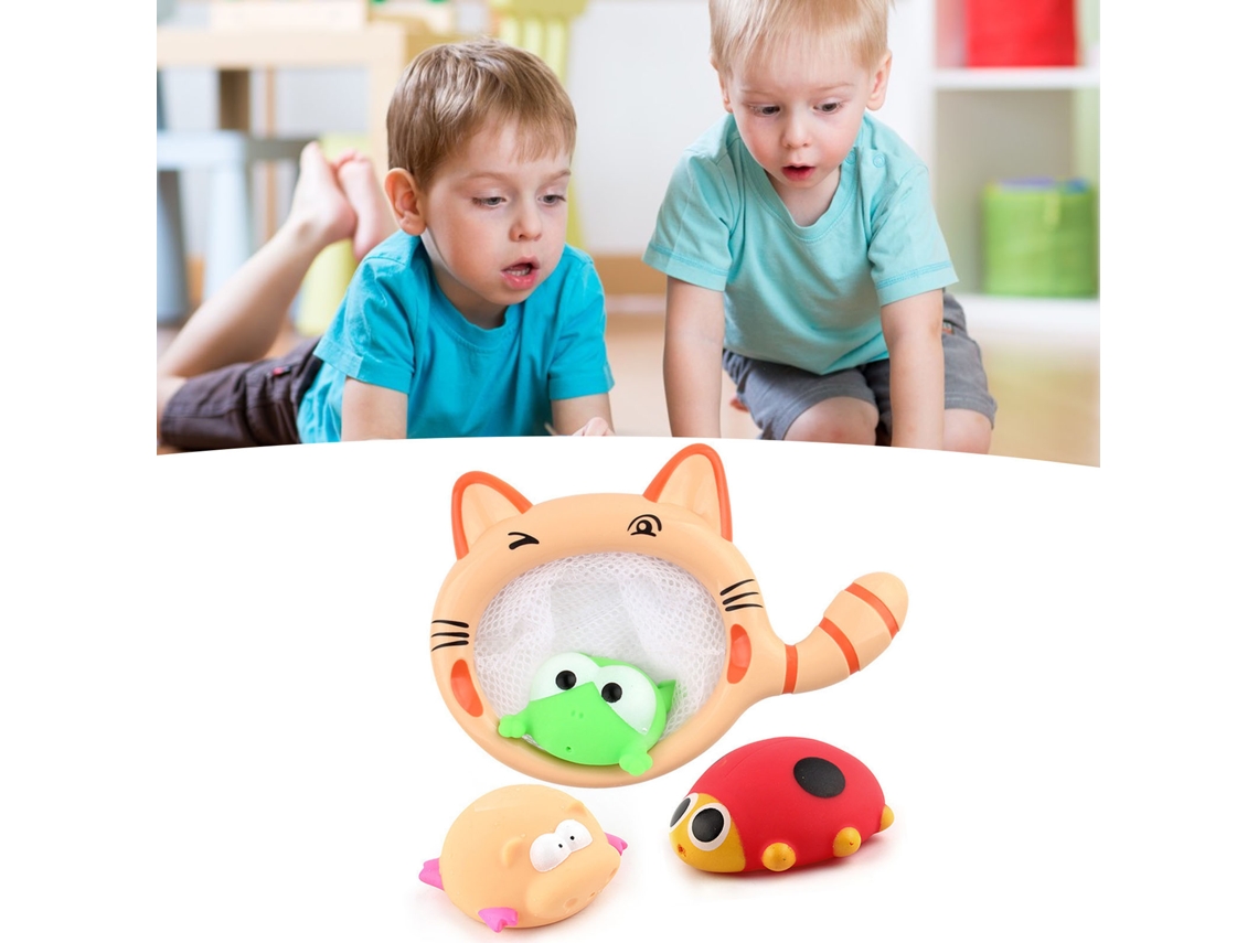 Primerox brinquedo de Banho Infantil Animal Cute com Squeeze Spray e Som Bb Squeaker para Bebê