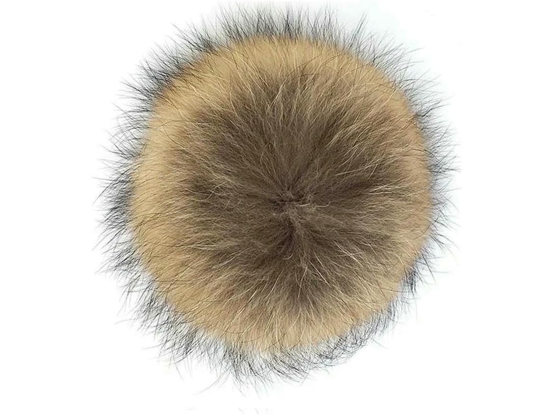 Pompons De Pele Sintética, 11–16, 18 E 20 Cm, Para Gorros E Cachecóis