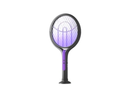 Raquete Elétrica Mata Mosquito Telescópica Recarregável Usb com Luz UV CHABERLU