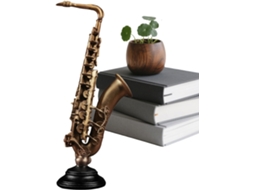 Miniaturas De Instrumentos Musicais, Réplicas Vintage Colecionáveis Esculturas De Saxofone E Violi Gokoco
