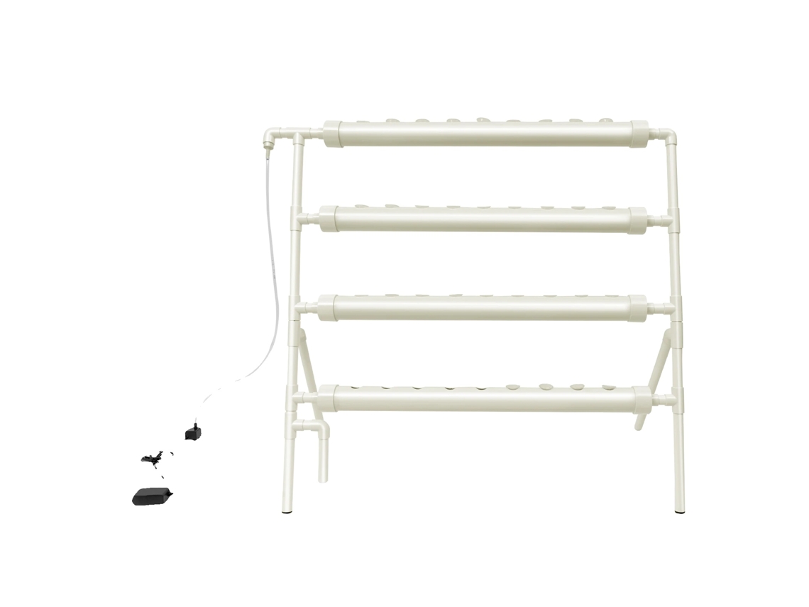 Kit De Cultivo Hidropã´nico, 36 Locais Para Plantas, 4 Nã­veis, Branco