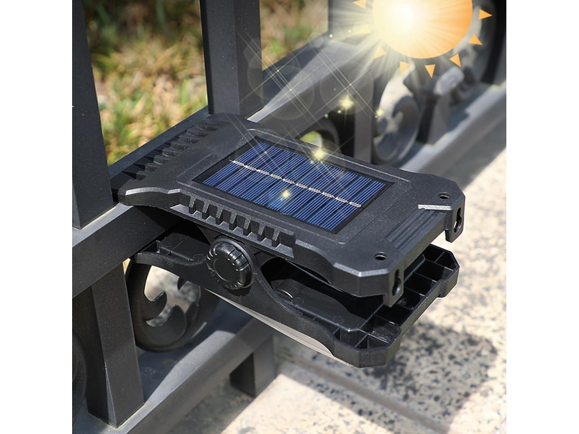 Lanterna Solar, 3 Modos, Para Áreas Externas, Para Varanda E Pátio