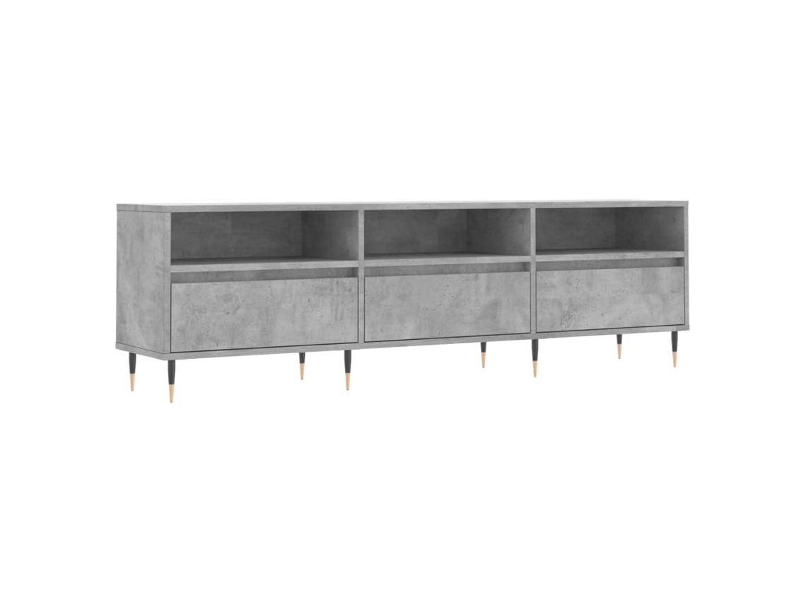 Tv Cabinet, Tv Cabinets Vidaxl Cinzeto Madeira Processada (n/a)