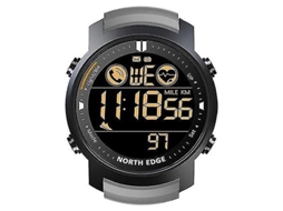 Relógio inteligente North Edge com monitor de frequência cardíaca para homens Ly Ebike