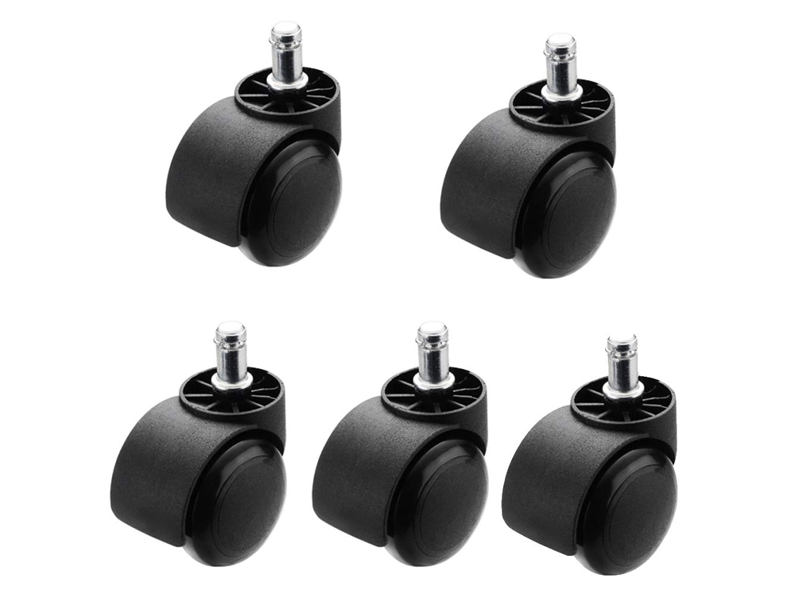 Rodízios Para Cadeira De Escritório (cor: Plunger M, 5 Rodízios, (cor: Plunger M11, Tamanho: Preto)