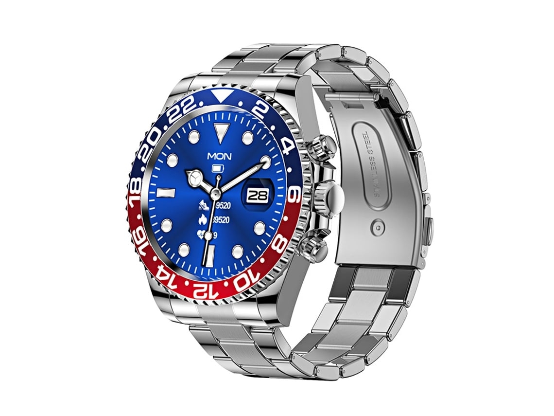 Smartwatch Aw12 Azul e Vermelho