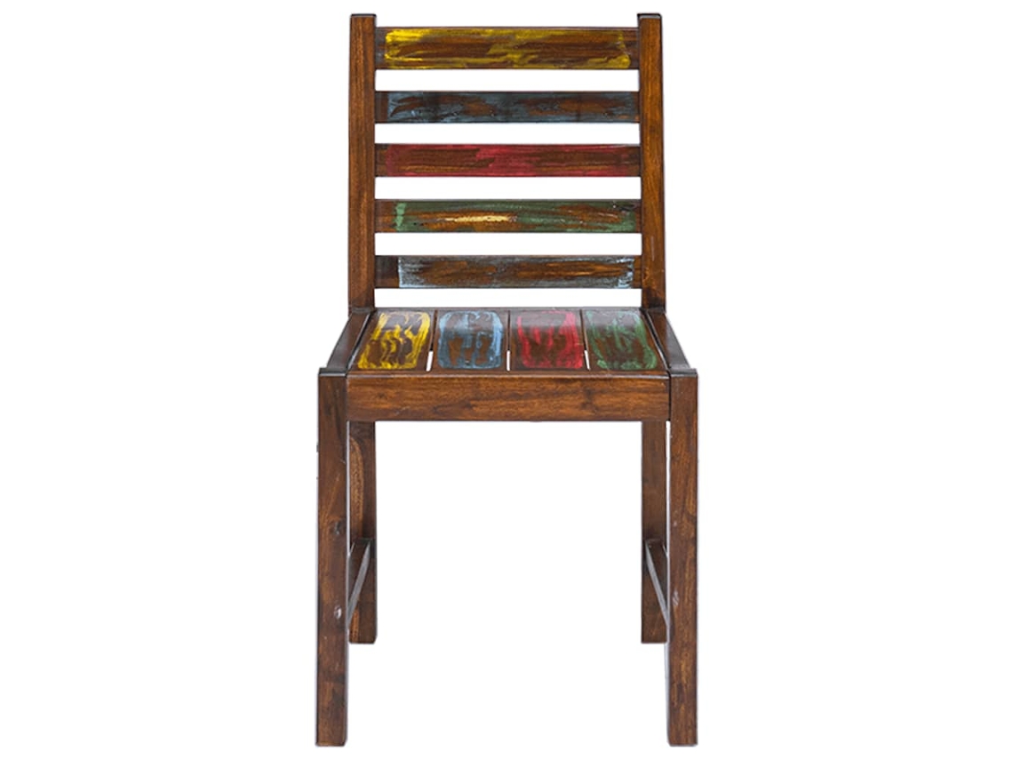 Maison Exclusive - Cadeiras De Jantar 2 Pcs Madeira Recuperada Maciça