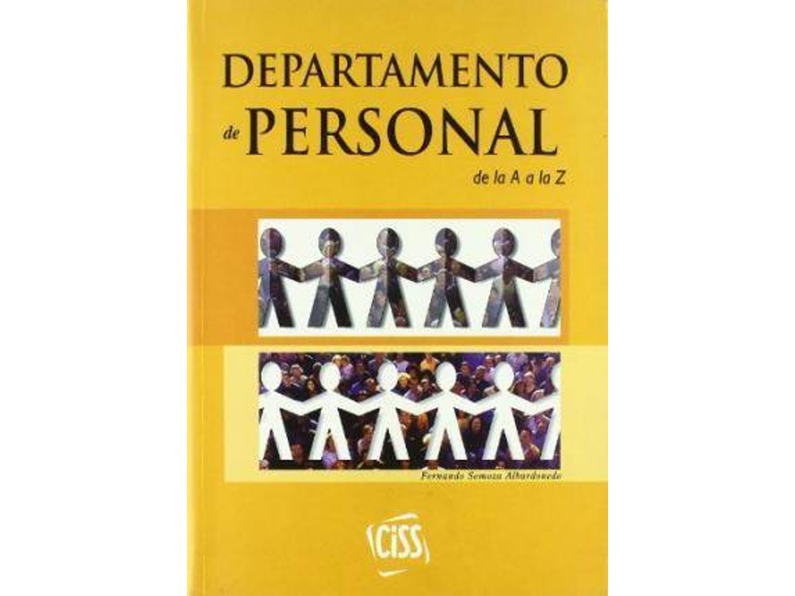 Livro Departamento de personal de la "A" a la "Z" de Fernando Somoza Albardonedo (Espanhol)