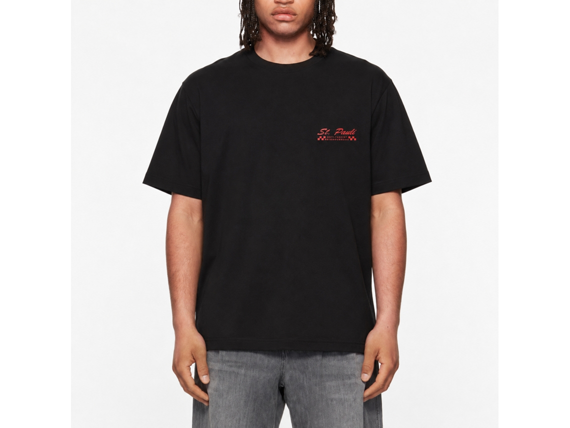 Rockinstone St Pauli Anti Fascist Embroidery Ur So Cool T-shirt Unique Designer Style