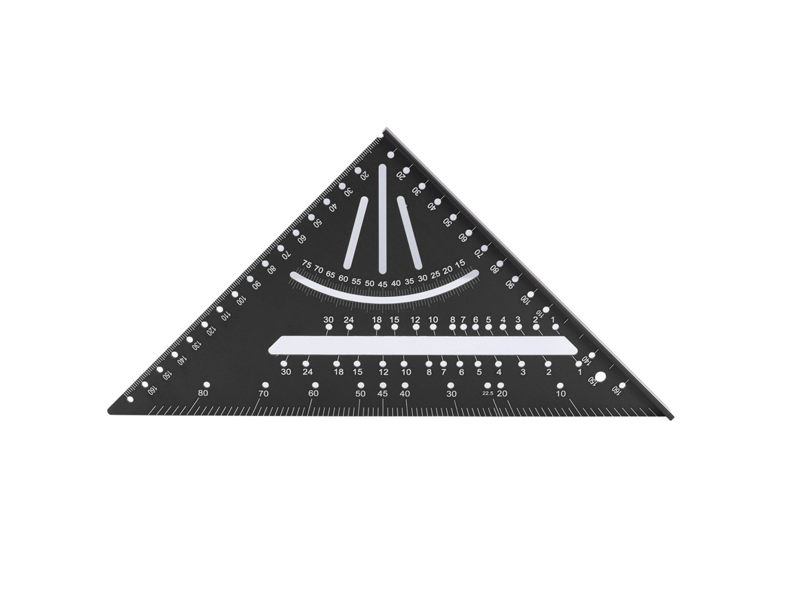 Régua Triangular YURU com Escalas