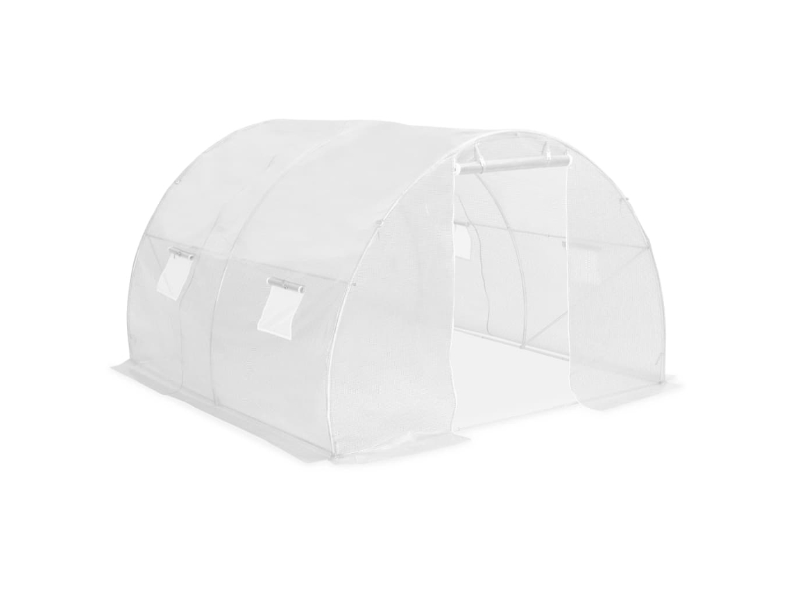 Greenhouse, Greenhouses Vidaxl Branco Plástico (300 X 300 X 200 Cm)