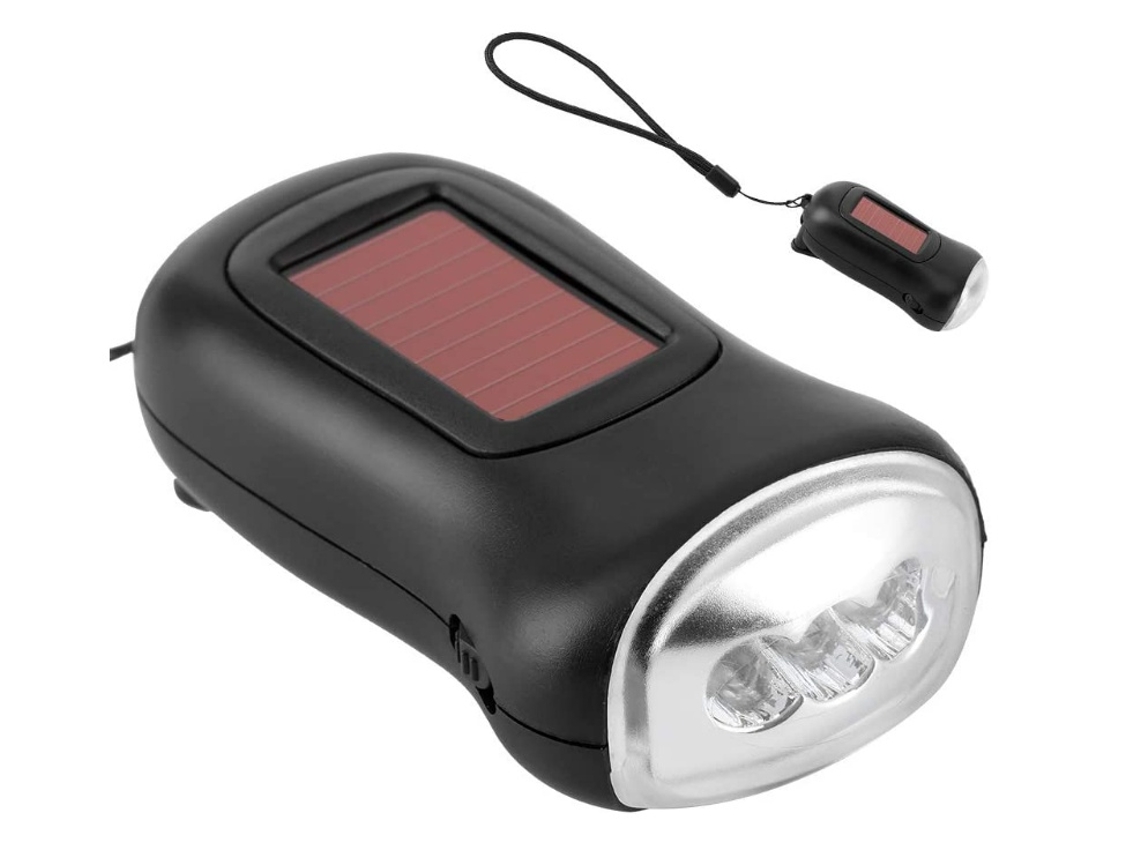 Elysve Lanterna Led, Recarregável, Preto