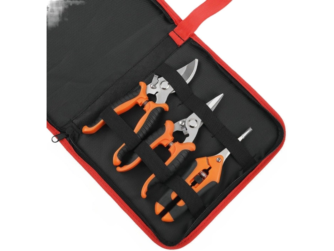 Conjunto de Tesouras de Jardinagem X001 para Podar Galhos com Bolsa