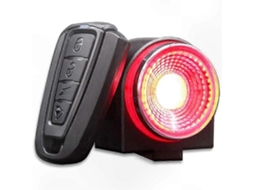 Lanterna Traseira Inteligente Recarregável Via Usb Para Bicicleta Com Alerta De Freio E Alarme De Segurança Para Maior Segurança Ao Pedalar À Noite.