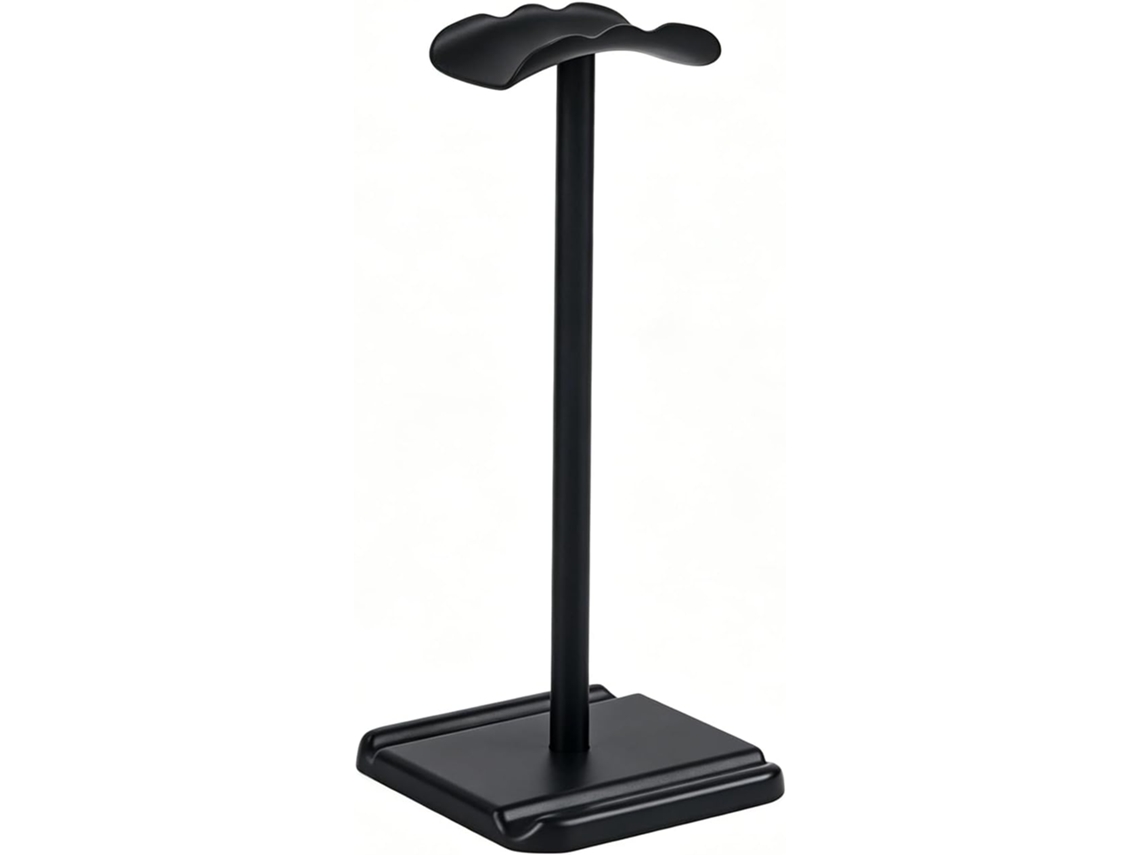 Suporte Genérico Para Fone De Ouvido Mesa, Com Haste De Alumínio E Base Antiderrapante Em Abs, Compatível Com Todos Os